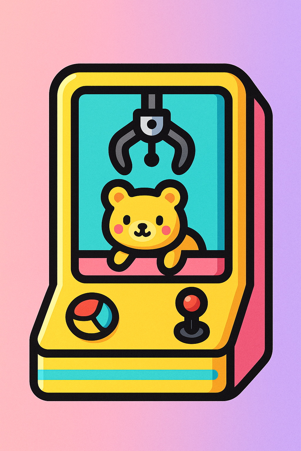 Crane claw arcade game icon